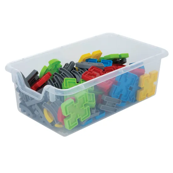 Clear Storage Tub - 20.5x34x12.3 - view 2