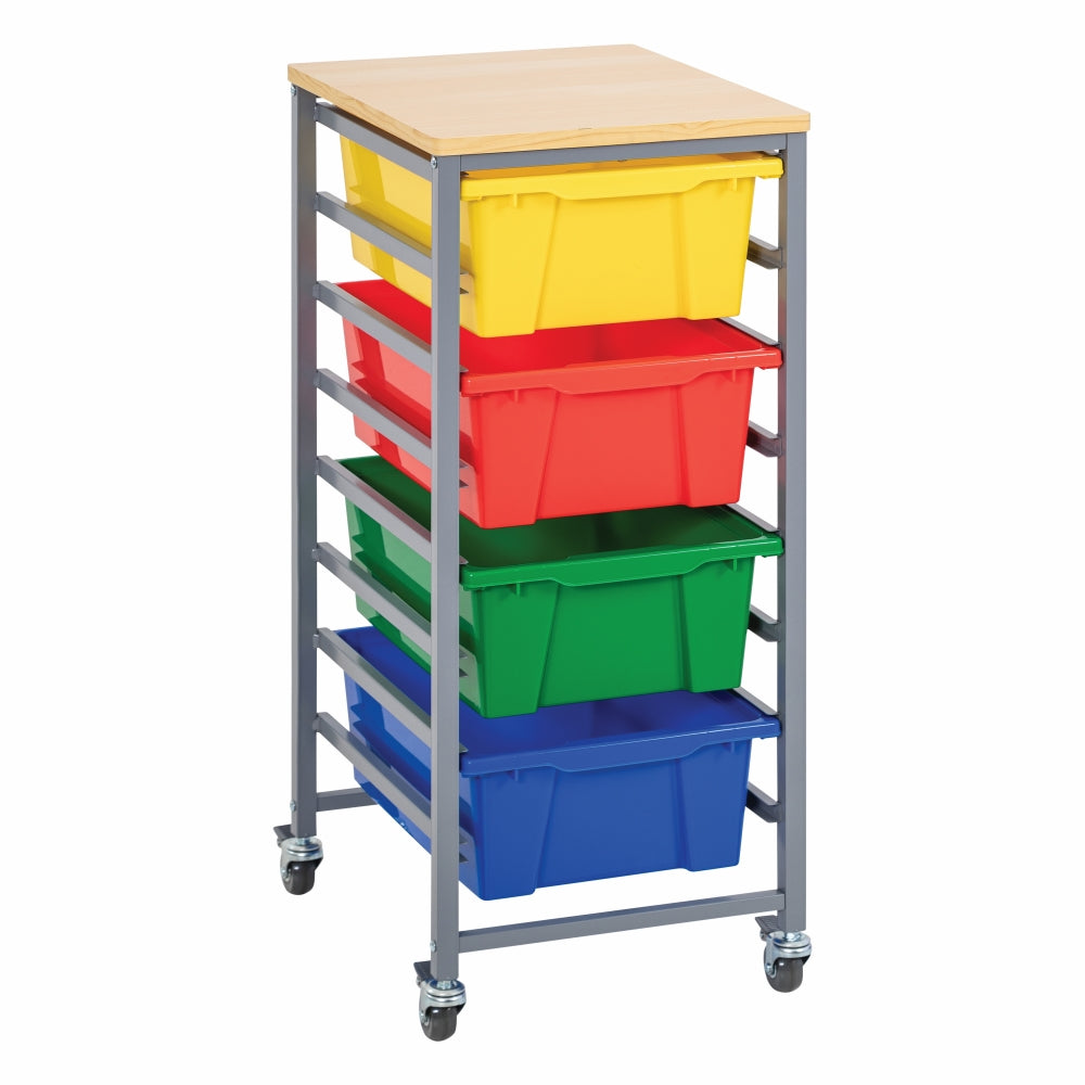 Single Tote Tray Trolley Kit
