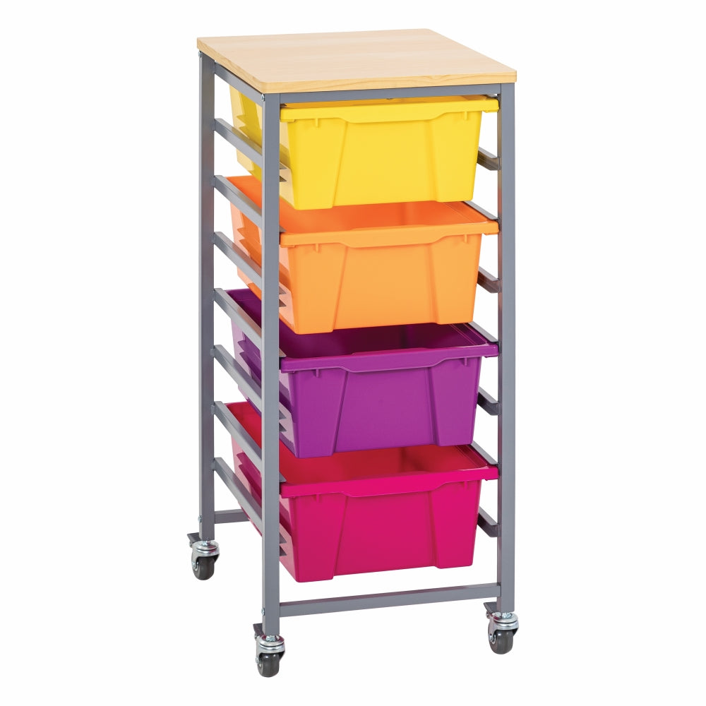 Single Tote Tray Trolley Kit