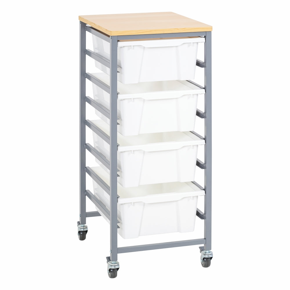 Single Tote Tray Trolley Kit