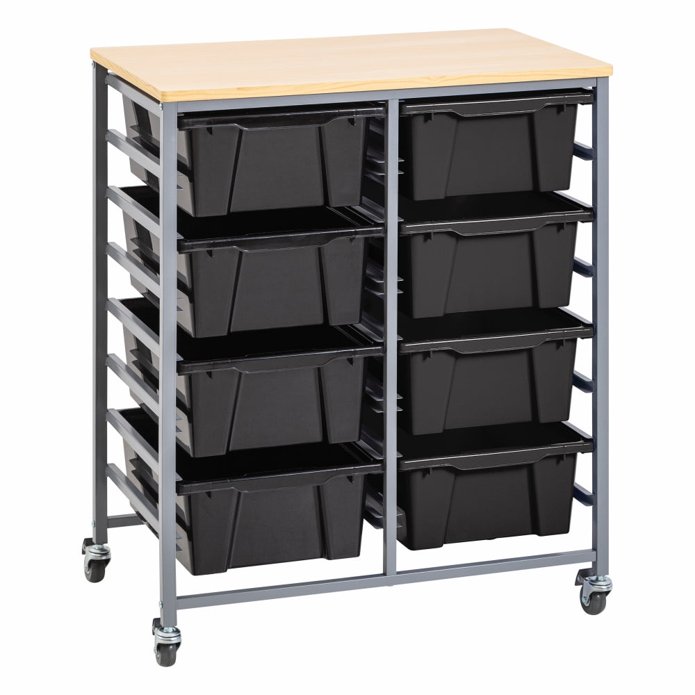 Double Tote Tray Trolley Kit
