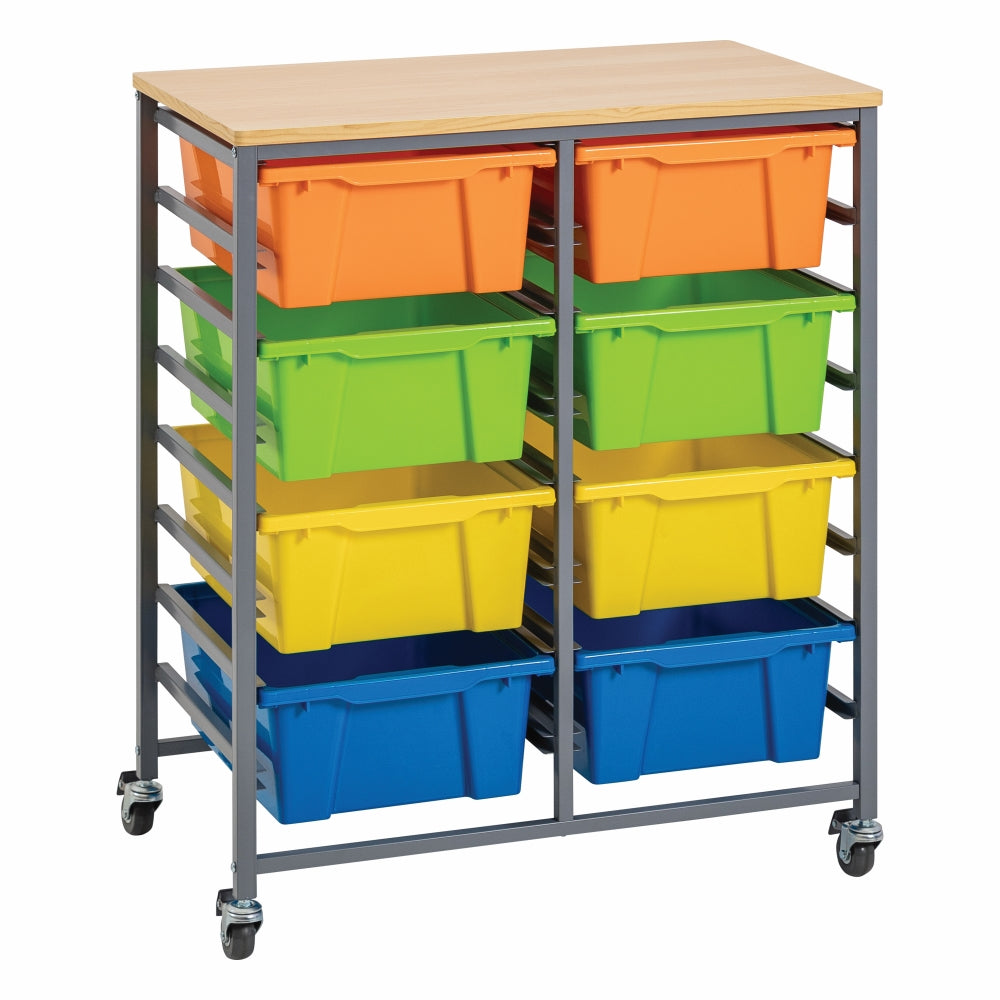 Double Tote Tray Trolley Kit