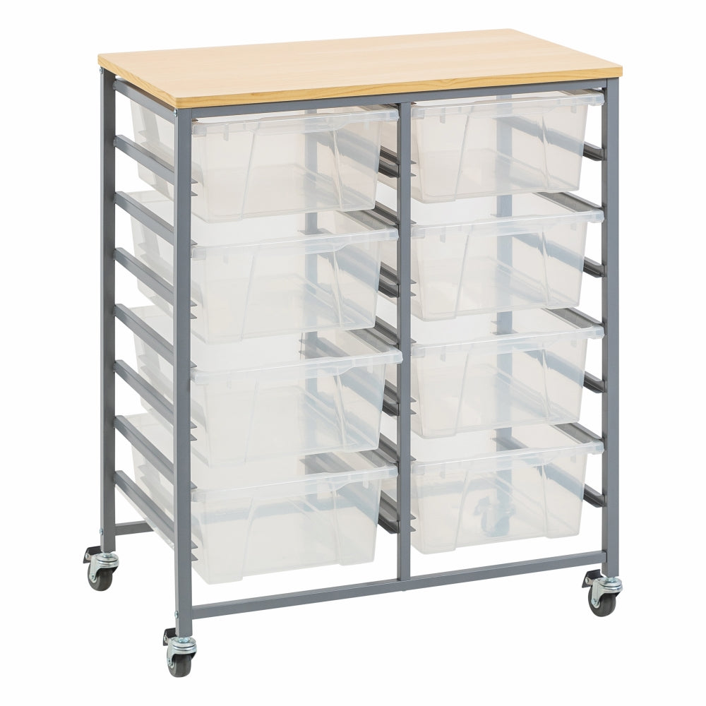 Double Tote Tray Trolley Kit