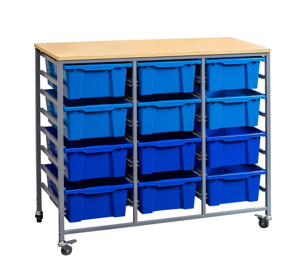 Triple Tote Tray Trolley Kit