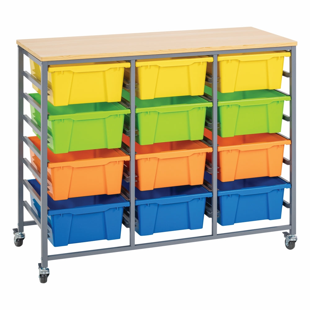 Triple Tote Tray Trolley Kit