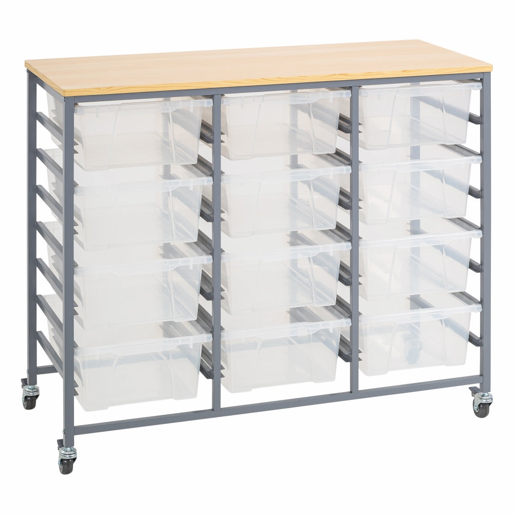 Triple Tote Tray Trolley Kit