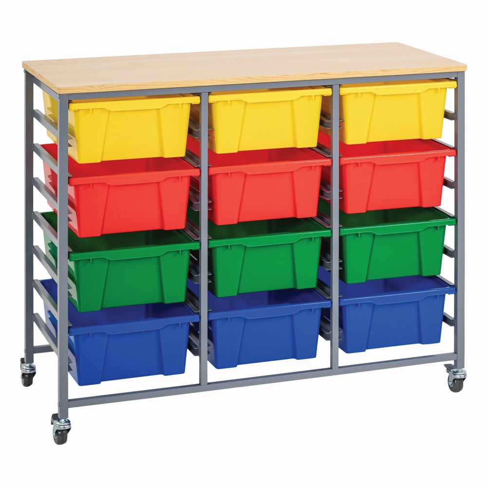 Triple Tote Tray Trolley Kit