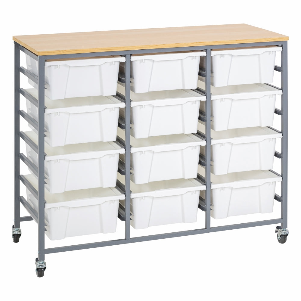Triple Tote Tray Trolley Kit
