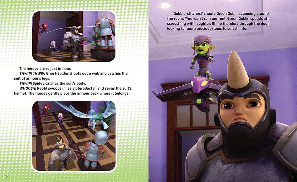 Spidey and His Amazing Friends - Collect-Me Book - Dino-Rama — inside page 5