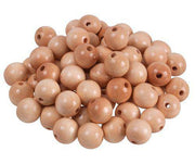 Wooden Beads - Natural Round (25mm): Pack of 100