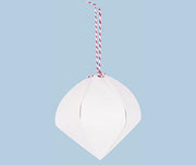 Cardboard 3D Baubles - Pack of 10