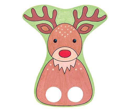 Cardboard Christmas Finger Puppets Pack of 30 - view 4