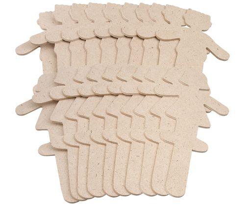 Fibreboard Figures - Pack of 30