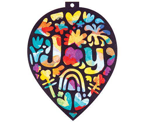 Stained Glass Wellbeing Baubles - Pack of 12