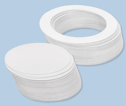 Cardboard Rings & Circles - Pack of 50