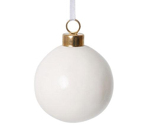 Ceramic Baubles - Pack of 10