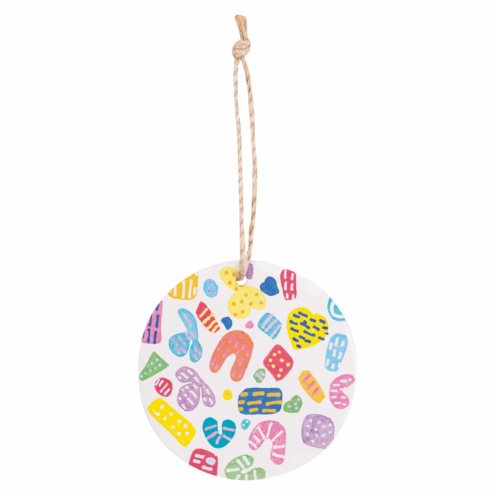 Ceramic Shape Round Pack of 10