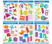 Paper & Cardboard: Skills & Construction Charts A2 - Pack of 6