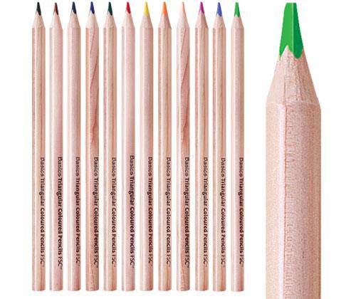 Basics - Triangular Colour Pencils (Pack of 288)