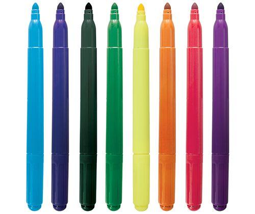 School Colours - Bulk Markers: Thick Assorted Colours (Tub of 48) - view 3