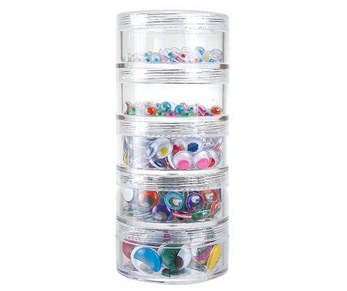 Joggle Eyes Coloured Stackable Pack of 450 - view 3