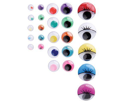 Joggle Eyes Coloured Stackable Pack of 450 - view 6