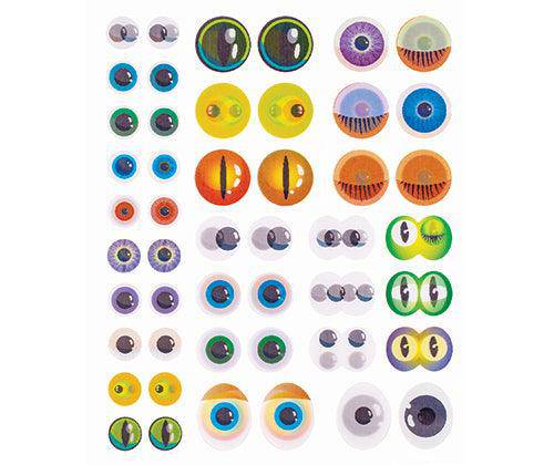 Sticker Moving Eyes Pack of 144 - view 2