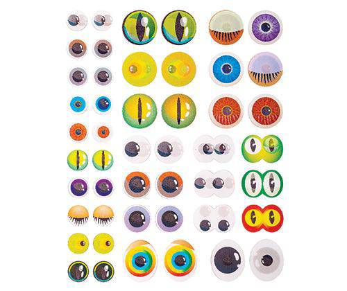 Sticker Moving Eyes Pack of 144 - view 3