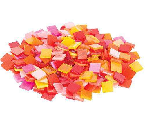 Deco Mosaic Tiles - Warm Colours (150g)