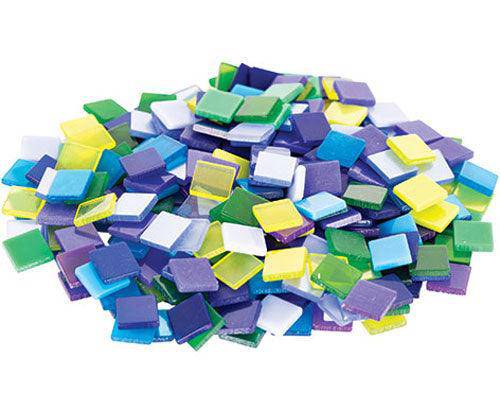Deco Mosaic Tiles - Cool Colours