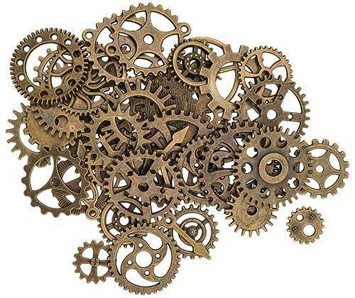 Metal Gears and Cogs Assorted Pack of 48 - view 5