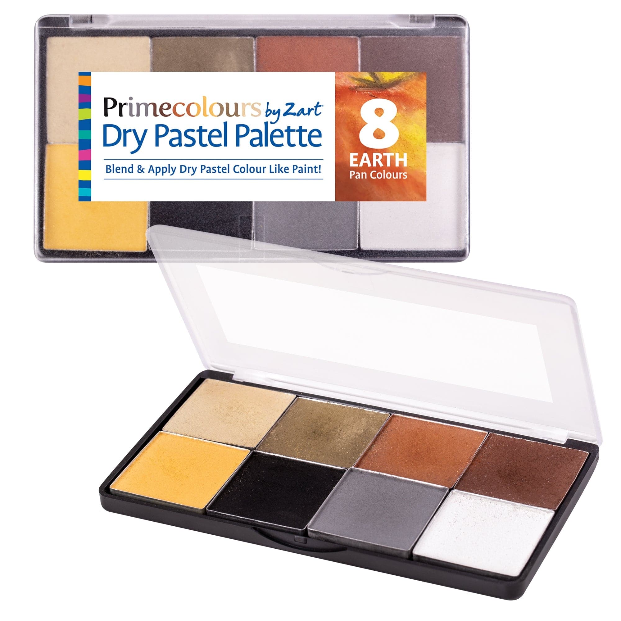 Pastels Palettes by Zart Earth Tones Pack of 8