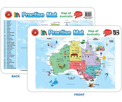 Practise Mat - Map of Australia