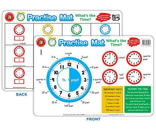 Practise Mat - What's the Time?