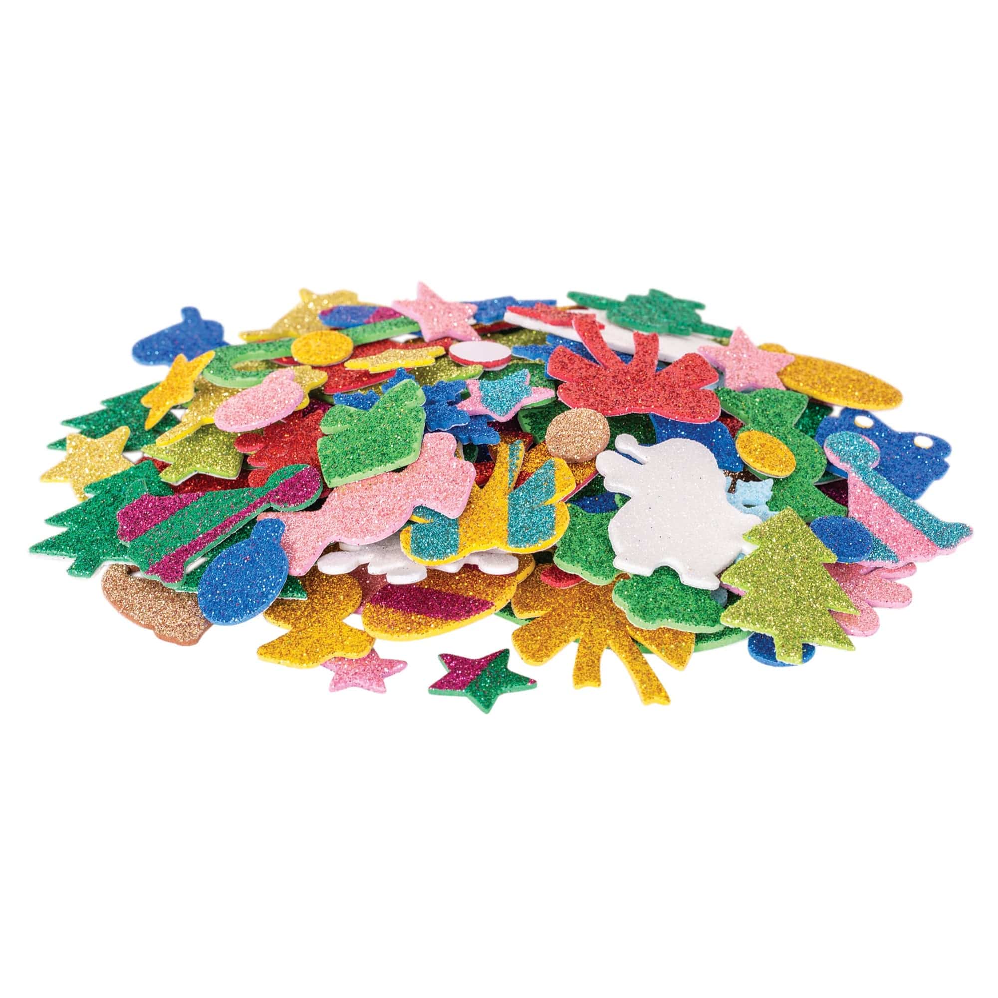 EVA Christmas Adhesive Shapes Pack of 100
