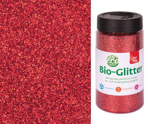 Bio Glitter - 200g: Red