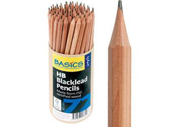 Basics - Blacklead Pencils: HB (Pack of 72)