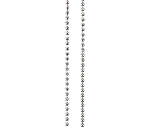 Ball Chain with Clasp - Silver