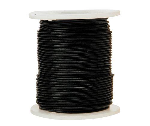 Leather Cord - Black (50m)