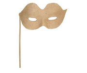 Papier Mache - Eye Mask on a Stick - CLEARANCE
