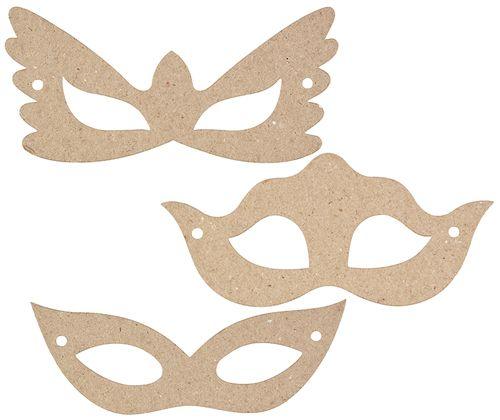 Papier Mache - Eye Masks (Pack of 30)