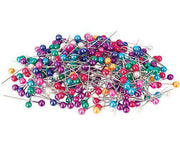Pearl Headed Pins - Coloured (Pack of 1000)