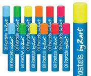 Basics - Oil Pastels: Fluoro (Pack of 12)