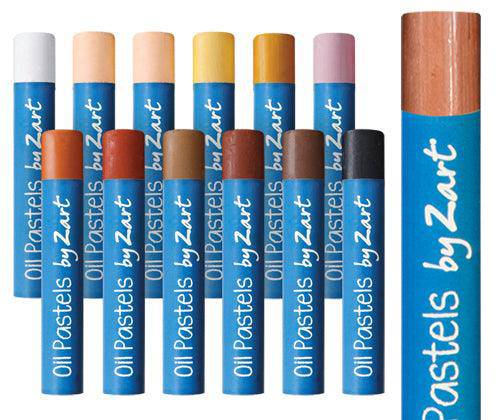 Basics - Oil Pastels: Skin Tones (Pack of 12)