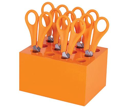 ColourSorts Classroom Organisers by Zart: Scissor & Brush Storage Block