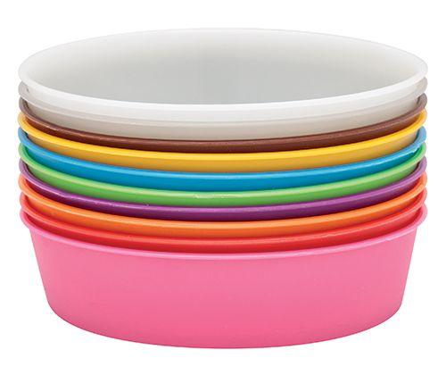 Plastic Painting / Sorting Bowls - Pack of 10