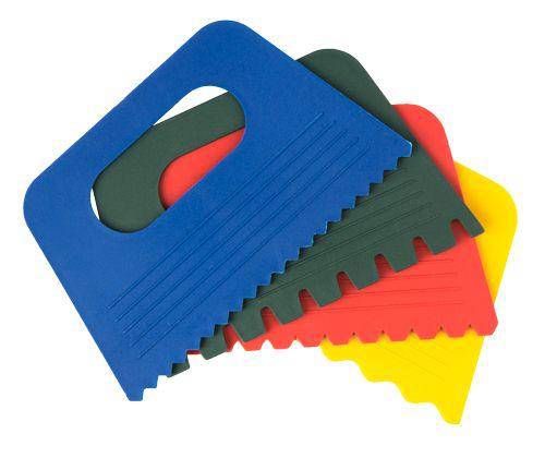 Paint Pattern Scrapers - Pack of 4 - CLEARANCE