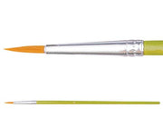 Budget Taklon Brushes - Round (Pack of 10): Size 4
