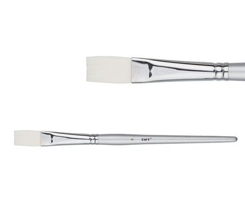 Zart Taklon Brush - Dynamic Flat (15mm): Size 8