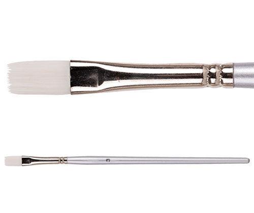 Taklon Brushes - Dynamic: Flat Size 3 (7mm)
